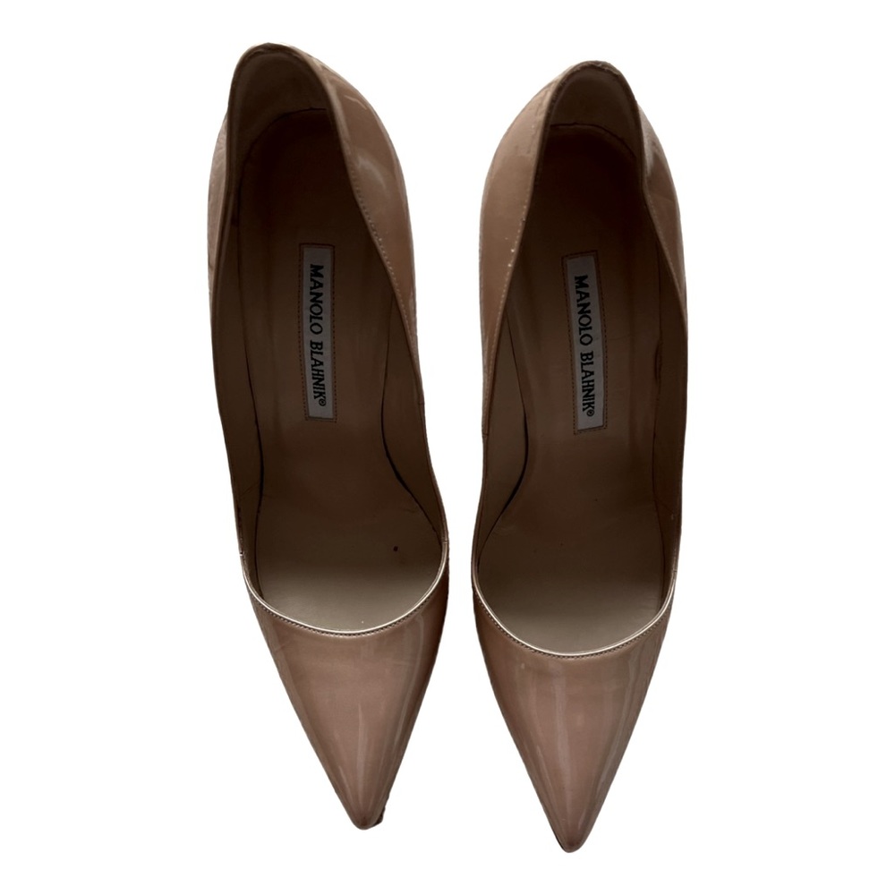 Manolo Blahnik heels size EU 37.5 made in Italy.